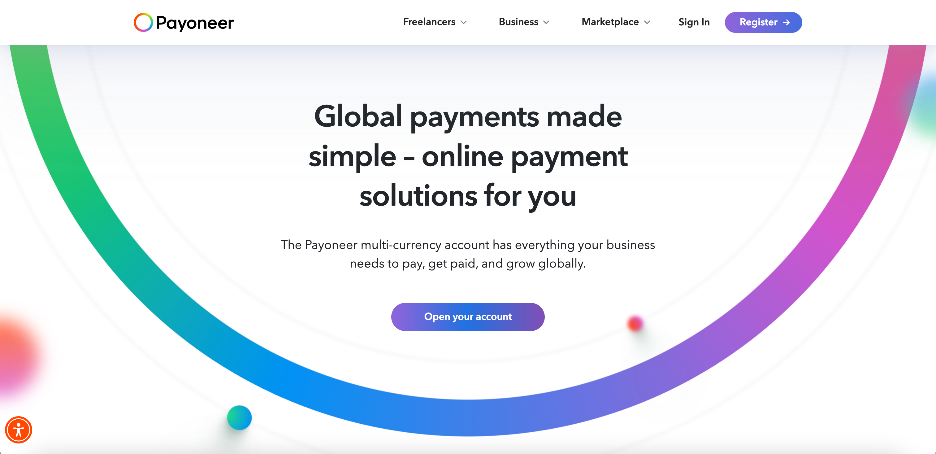 Скриншот Payoneer