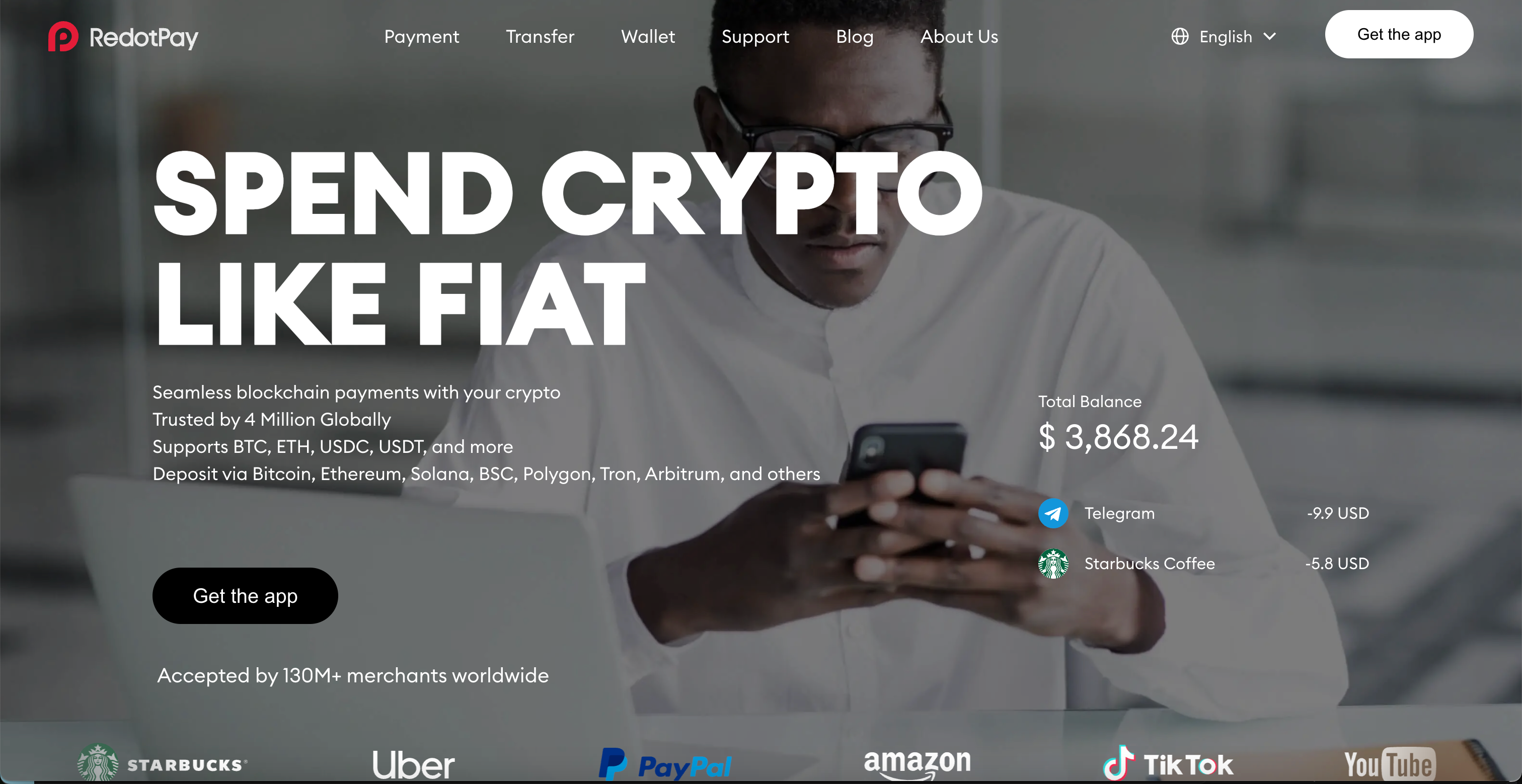 Скриншот RedotPay